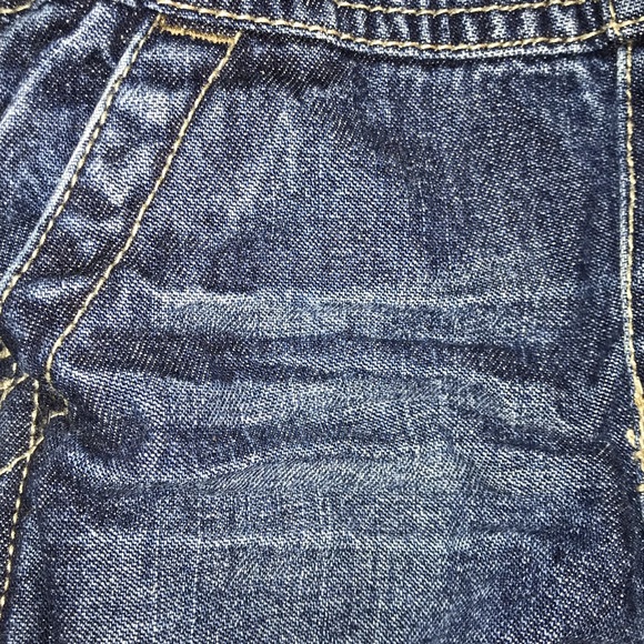 OSH KOSH B’GOSH JEAN OVERALL SHORTS 12 M - Picture 6 of 12